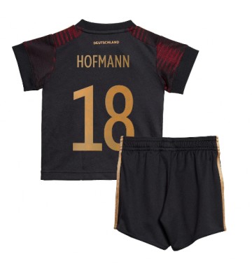 Germany Jonas Hofmann #18 Replica Away Stadium Kit for Kids World Cup 2022 Short Sleeve (+ pants)